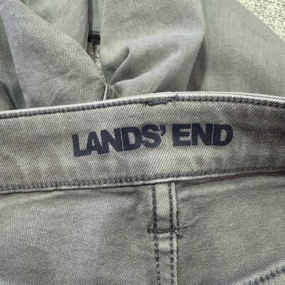 Lands’ End Grey Mid Rise Straight Leg Women’s Jeans Sz 6 - Picture 11 of 12